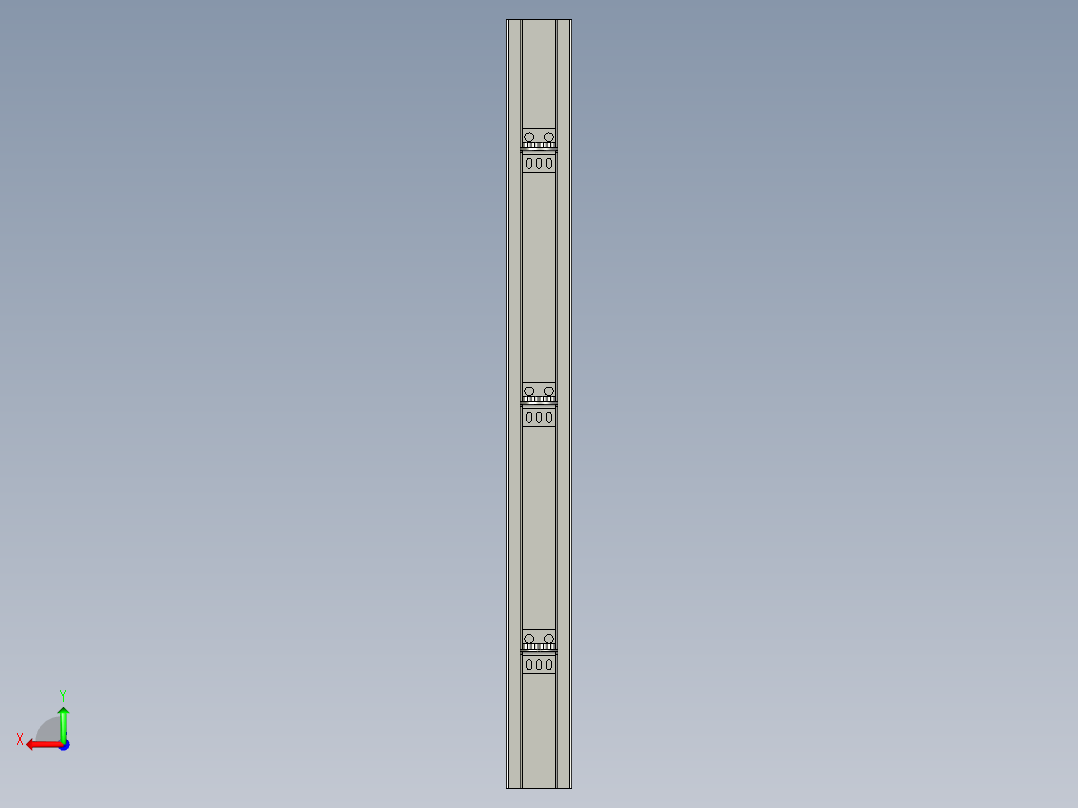 基恩士SL-M56H_kc图纸模型后视图