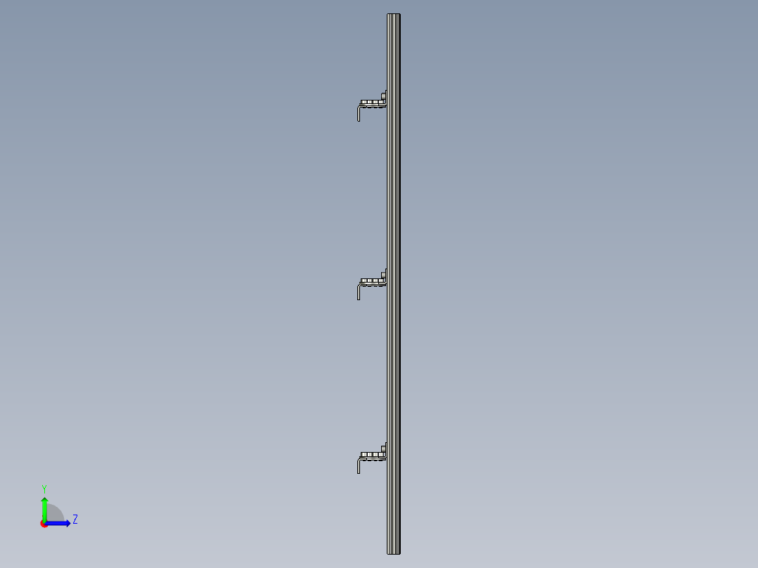 基恩士SL-M56H_kc图纸模型左视图
