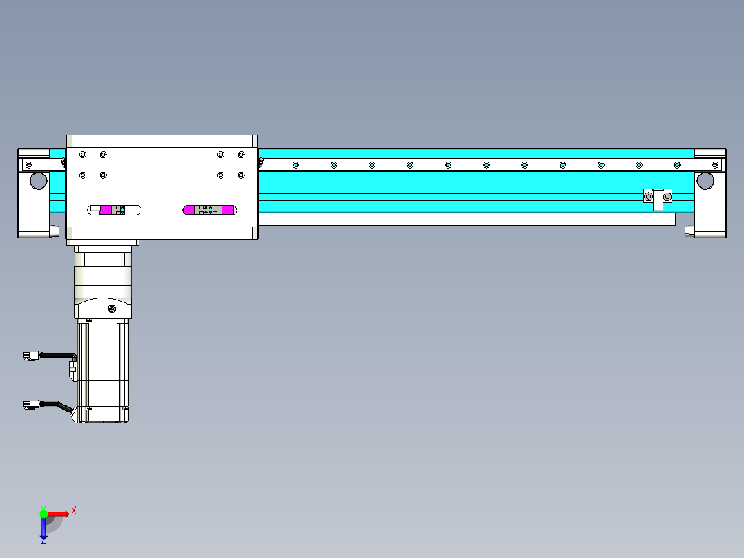 威洛博VG 系列模组VG10Z-L50π-S660-BC-ZP75B-C3-K俯视图