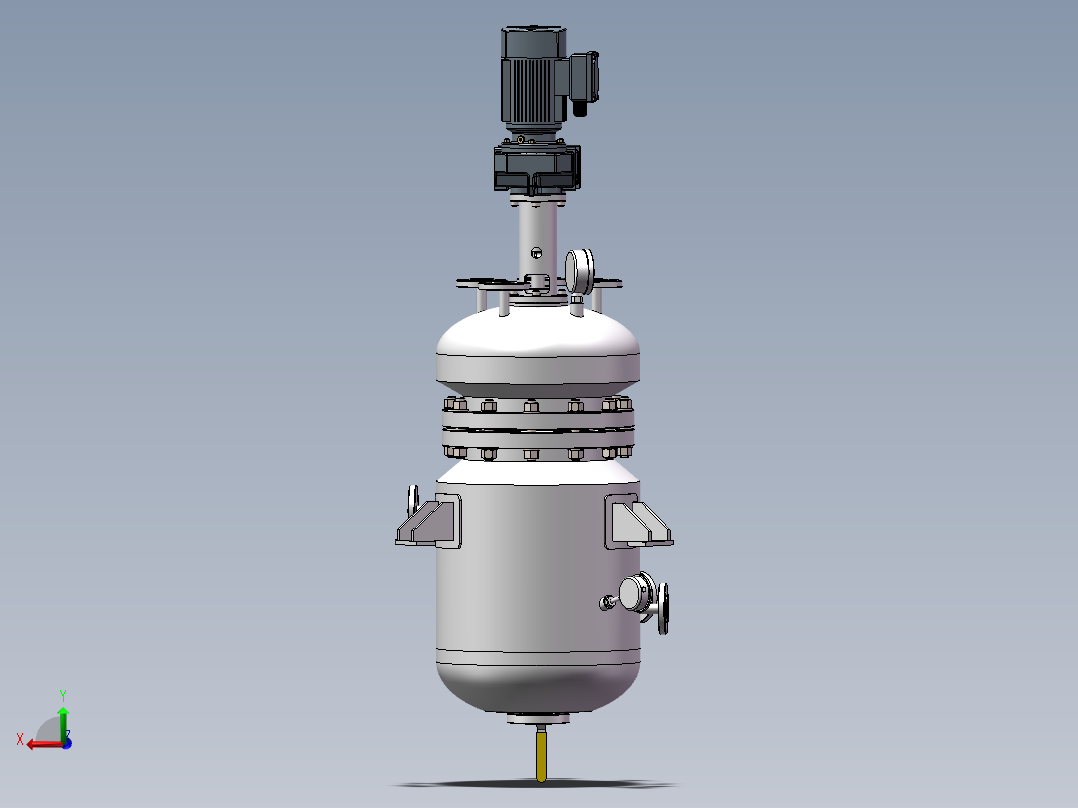 25L反应釜主视图