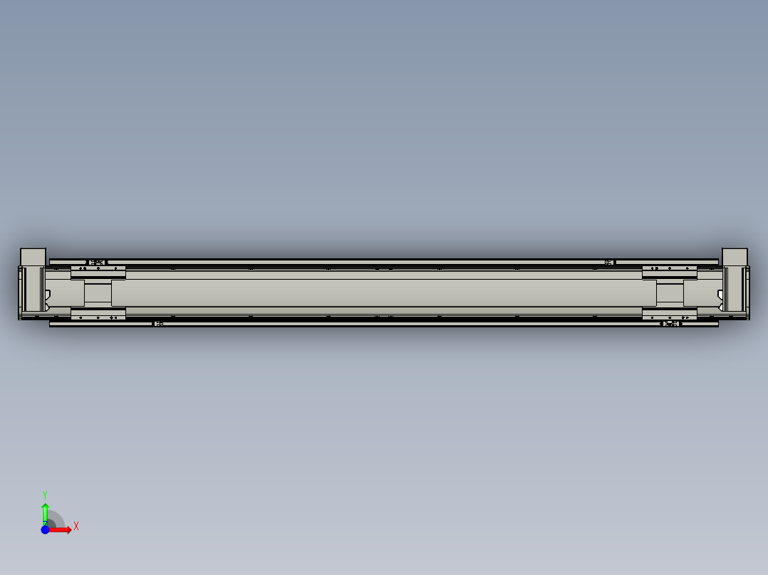 威洛博双电机滑台-VBF14S2-L50-S1300-BU-P40-C6前视图