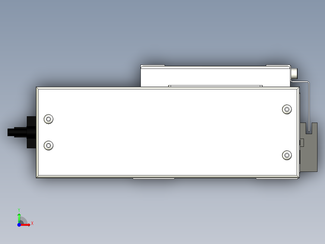 Toyo东佑达直线模组-ECH14-200-BR-400W+煞車前视图