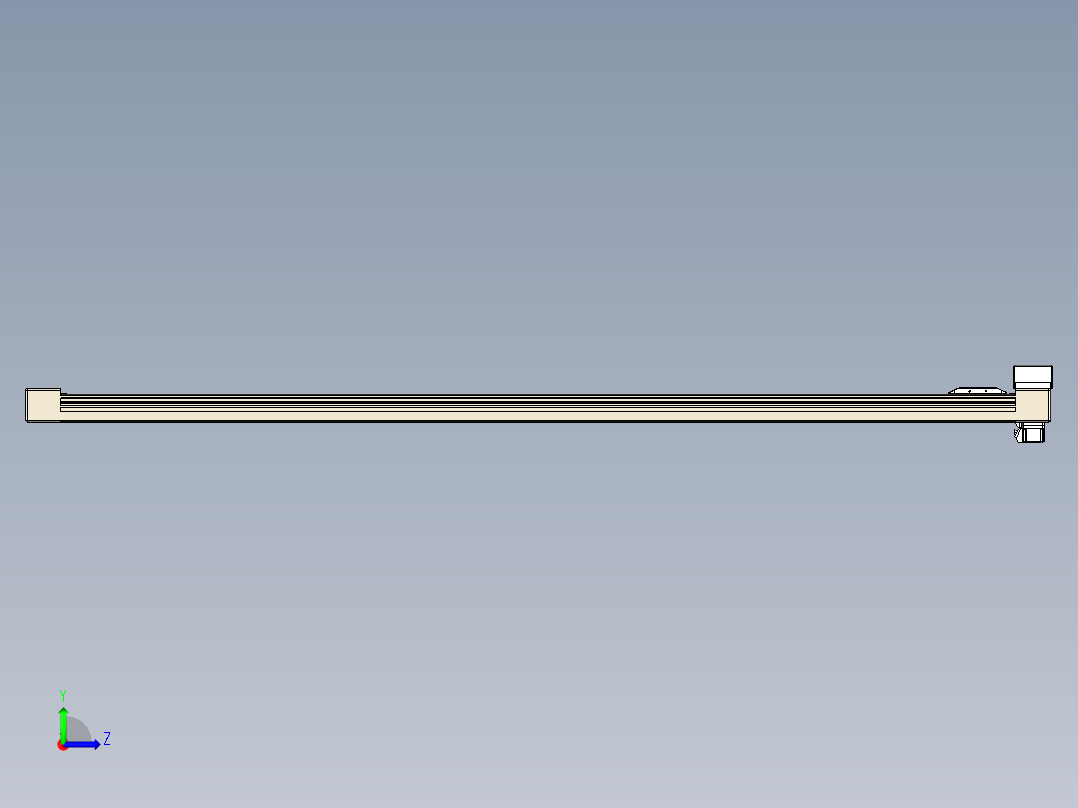 同步带全封闭直线模组TPA-HCB-65S-90-L1500-MR-Y-P10-N3左视图