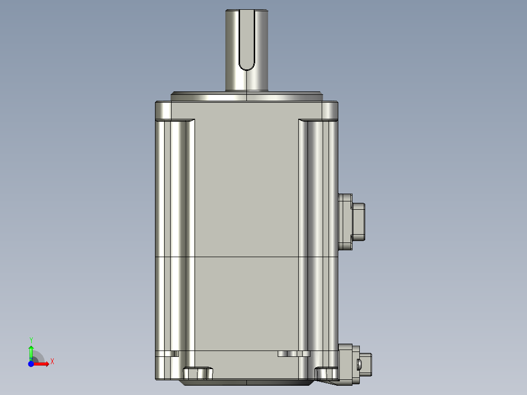 电机MS6H-60CN30BZ3-20P2-S.STEP前视图