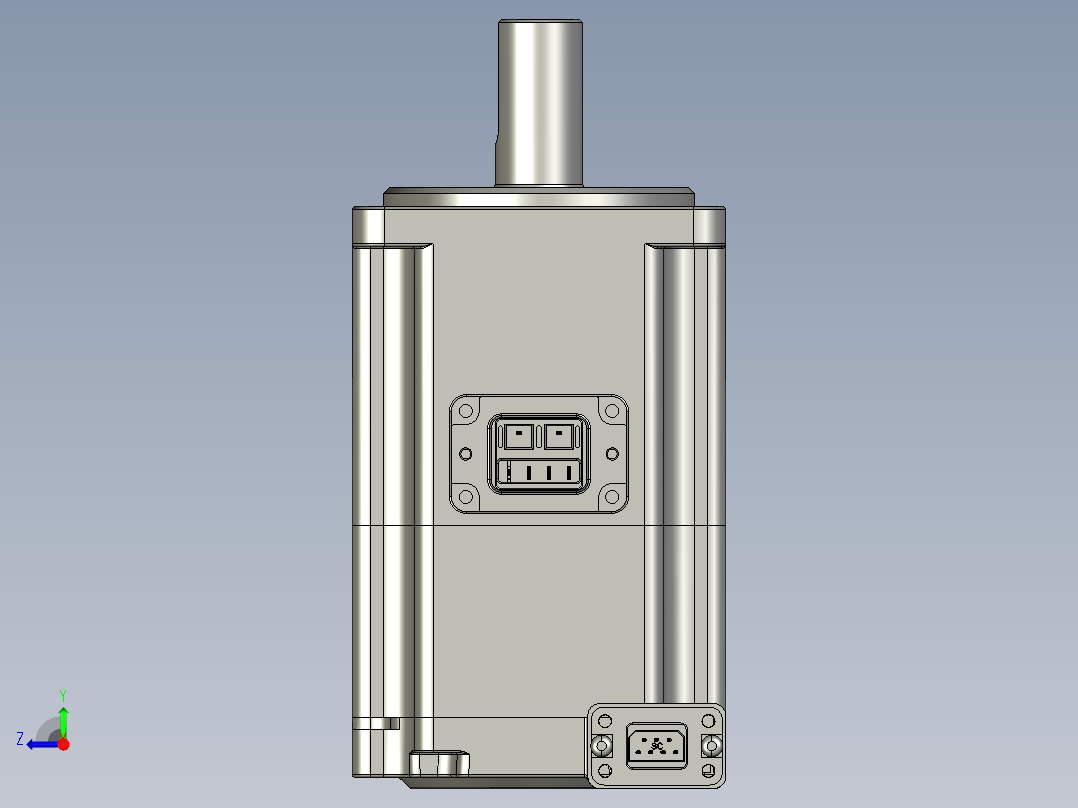 电机MS6H-60CN30BZ3-20P2-S.STEP右视图