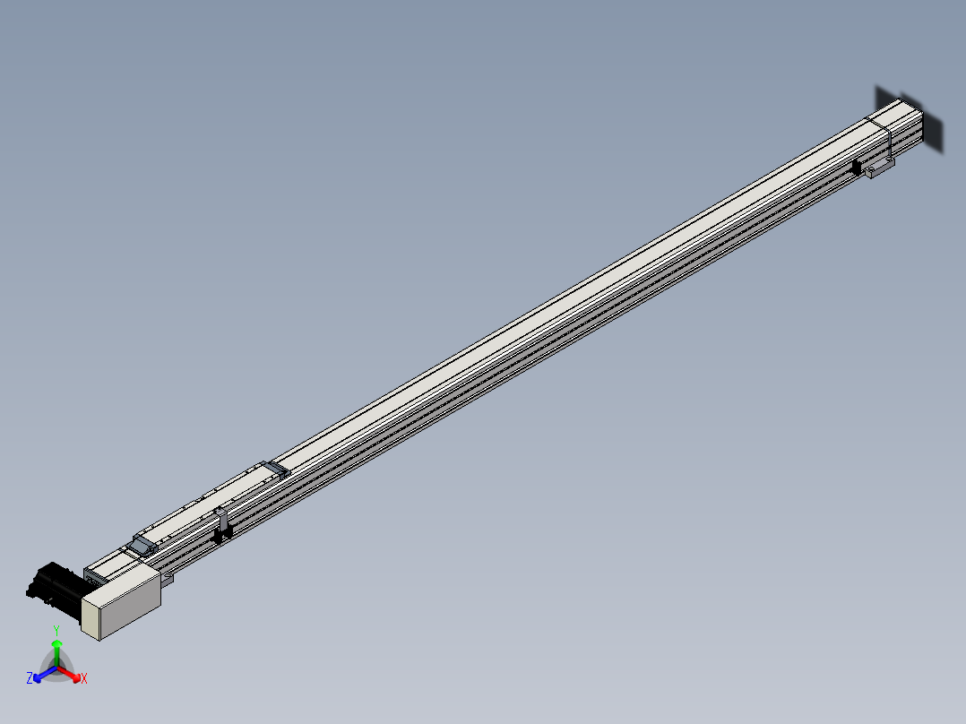 Toyo东佑达直线模组-M65-M-1500-R-M40-C4主视图