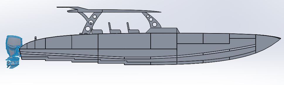 50英尺中控台双体船