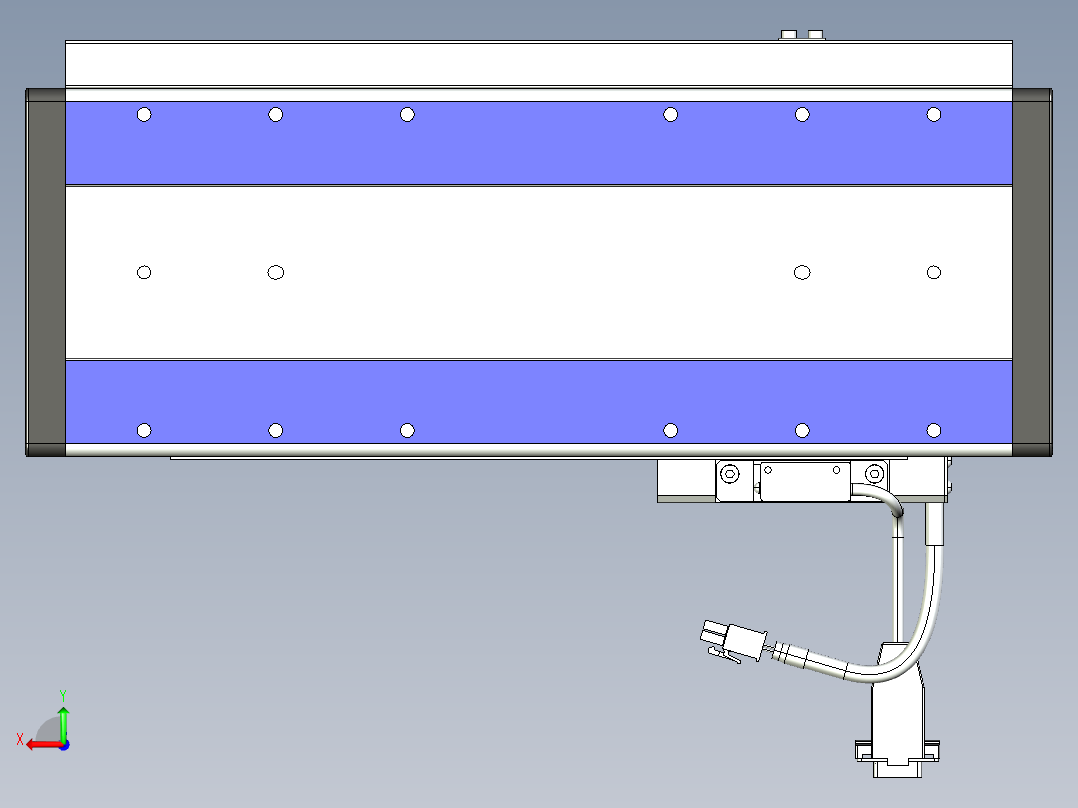 威洛博VL系列直线电机模组-VL14S1-S200后视图