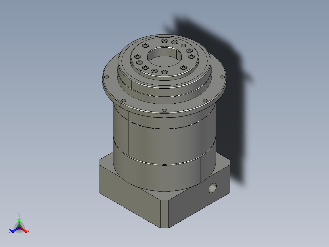 斜齿PHF110-L2 19-95-130-M8.STEP正等轴测图