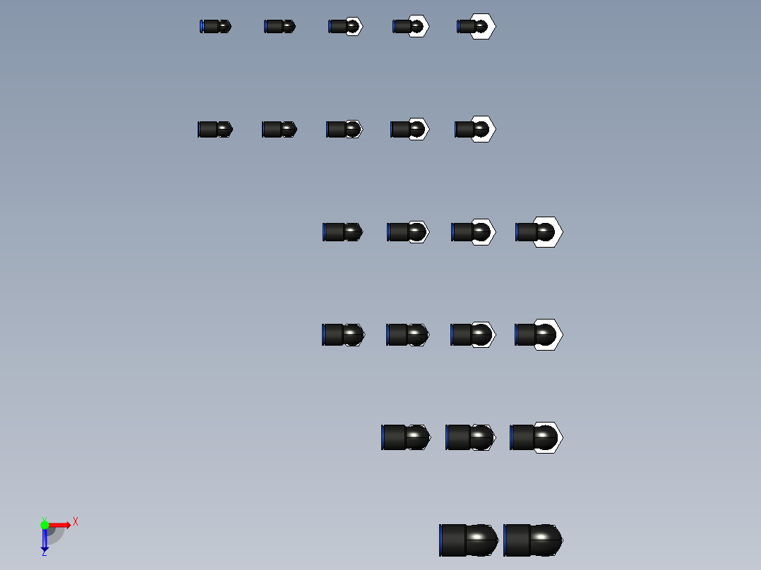 COTOVELO 90° MACHO.IGS俯视图