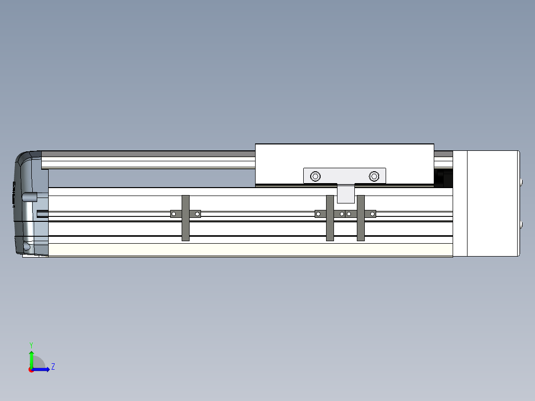 Toyo东佑达直线模组-ETH17-150-BL-M40B左视图
