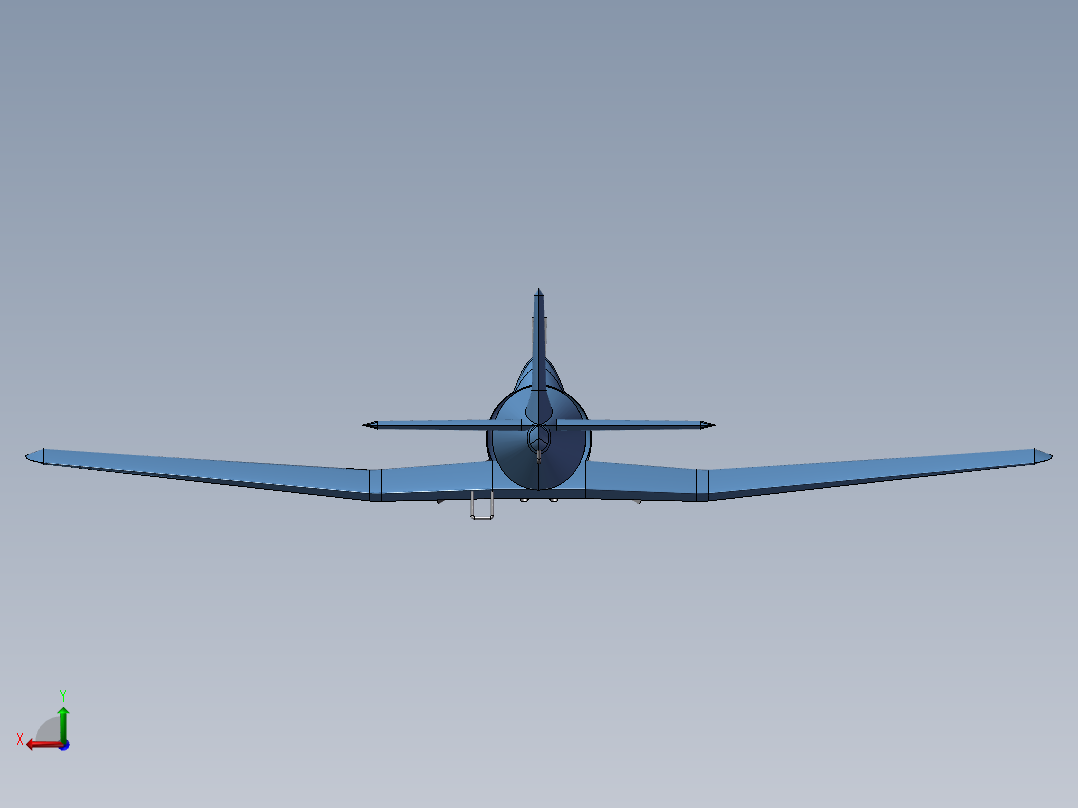 初教六 CJ-6 飞机后视图