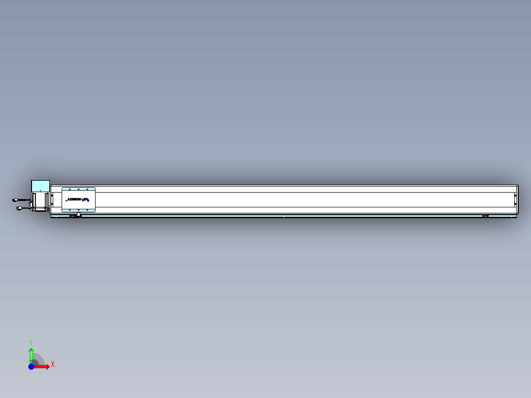 威洛博VBC同步带传动一无尘环境VBC14-L45-S1950-BRU-ZP75-C3前视图