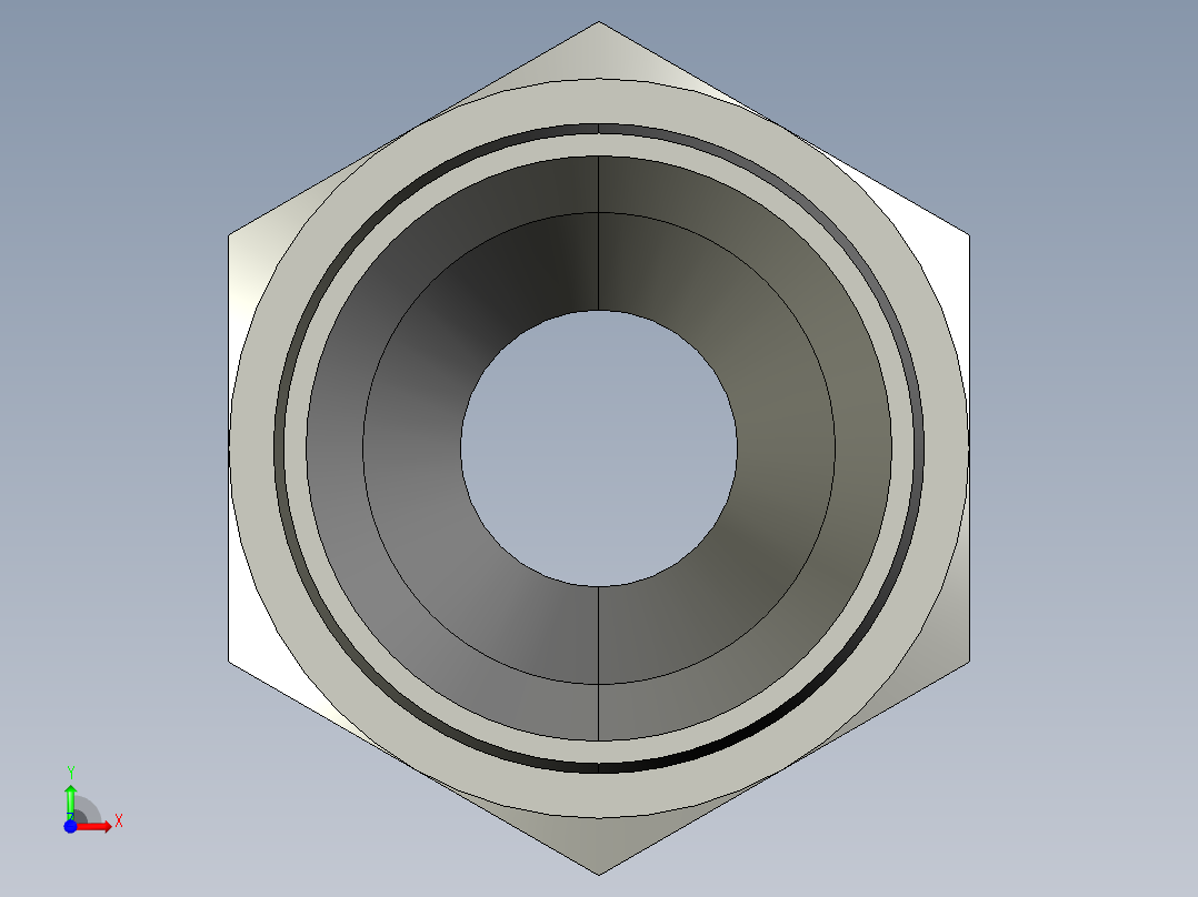 卡套式工业通用硬管接头8-12_fbu-s前视图