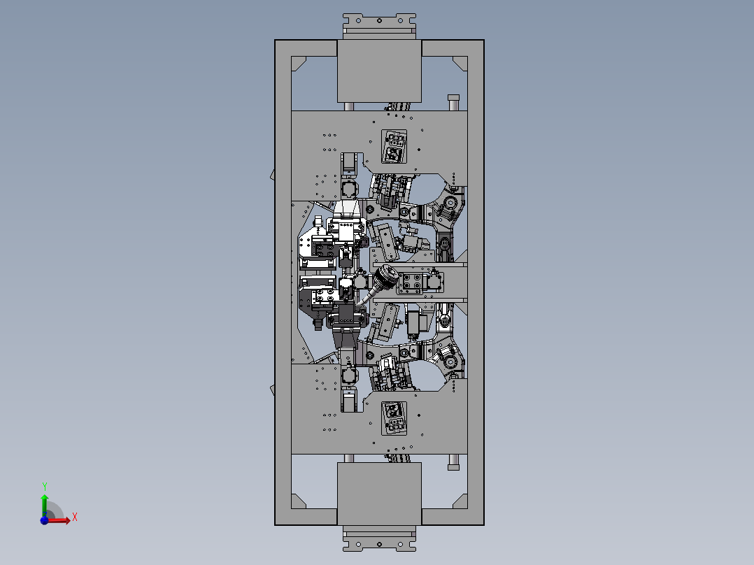 B06-德系变位机焊接夹具分总成前视图