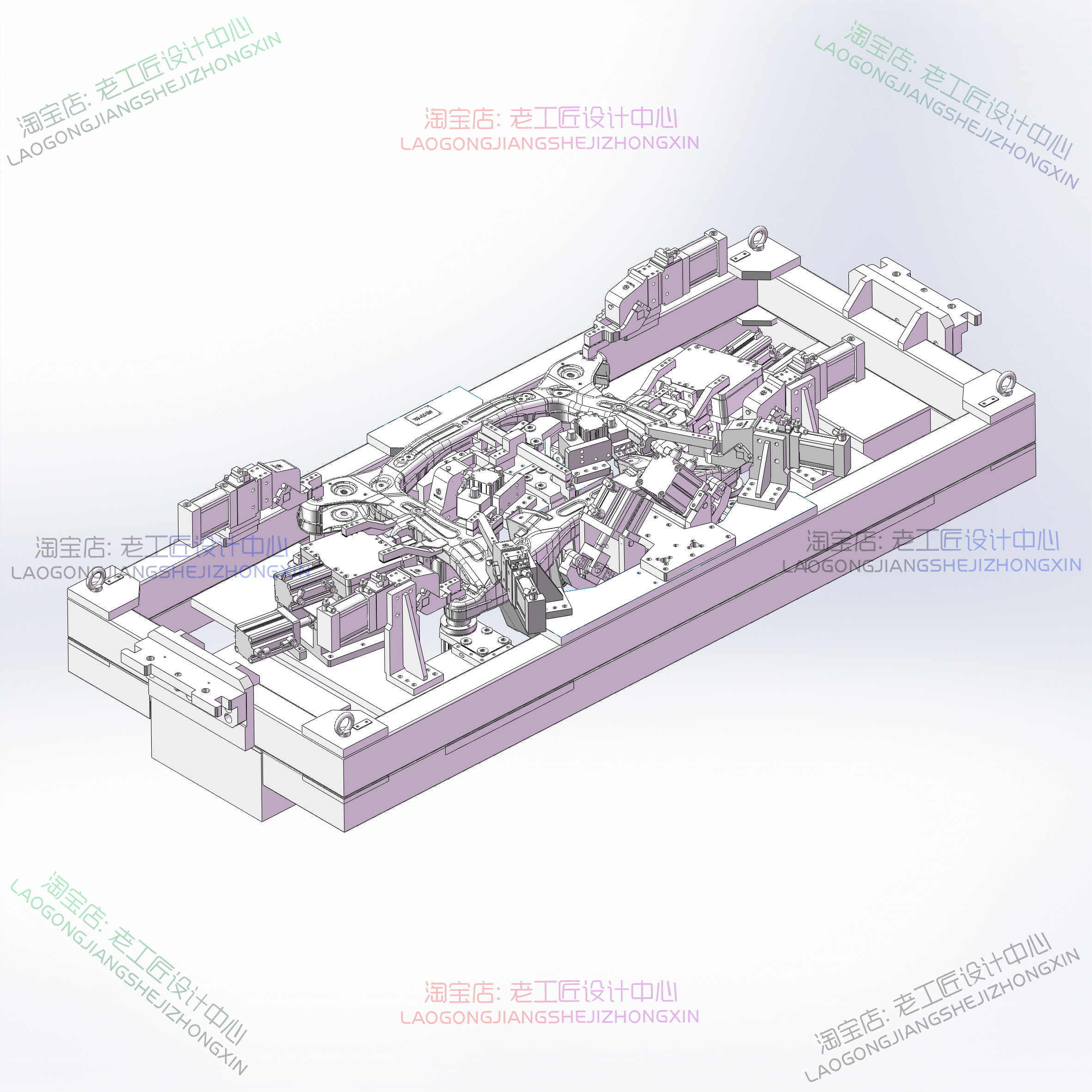 B06-德系变位机焊接夹具分总成