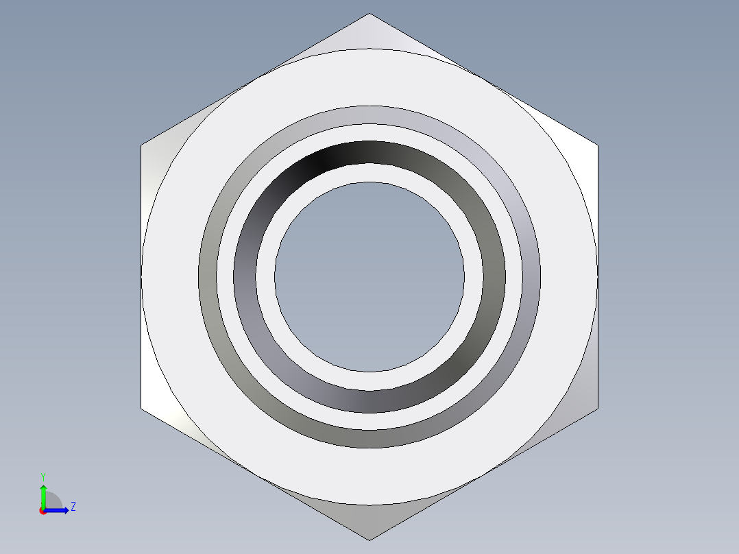 卡套式工业通用硬管接头EO_Bulkhead_union_SV12LOMD71左视图