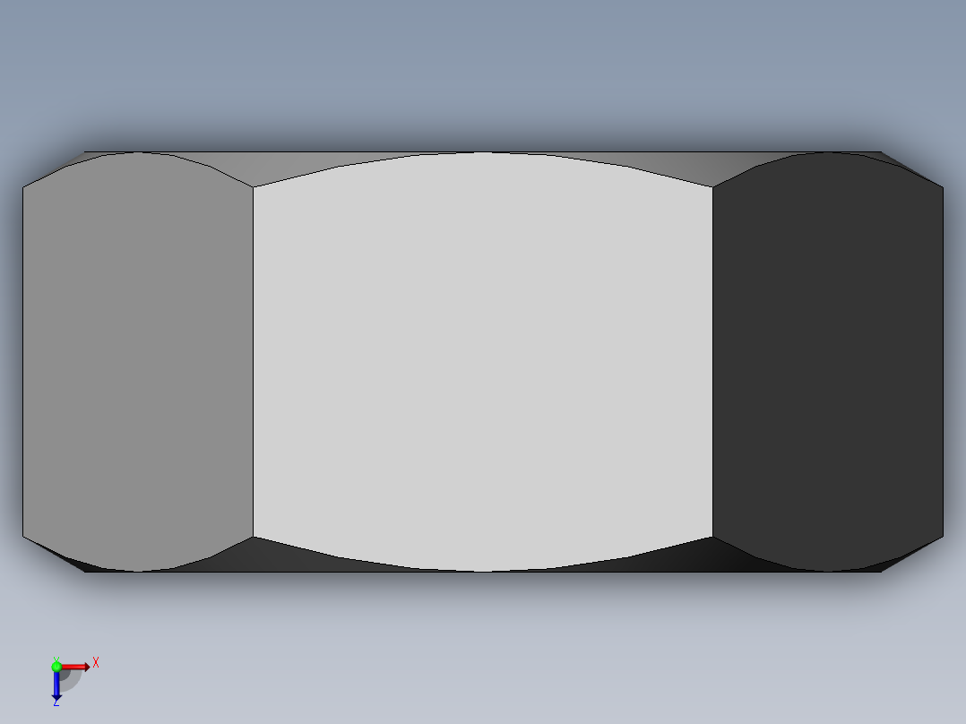 DIN 934 螺母-M36 Nut.SLDPRT俯视图