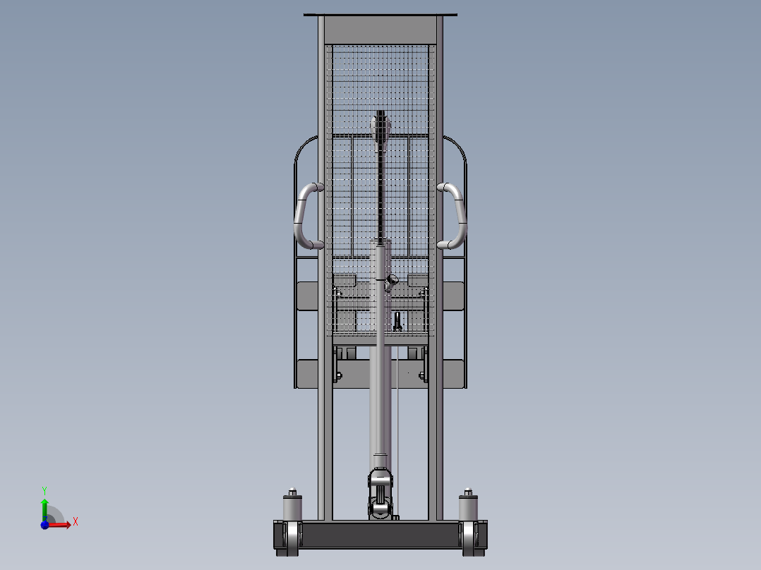 B07-手动托盘堆垛机前视图