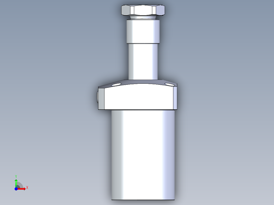KOSMEKLHA0650-GL-Q25多系列多零件图纸模型前视图
