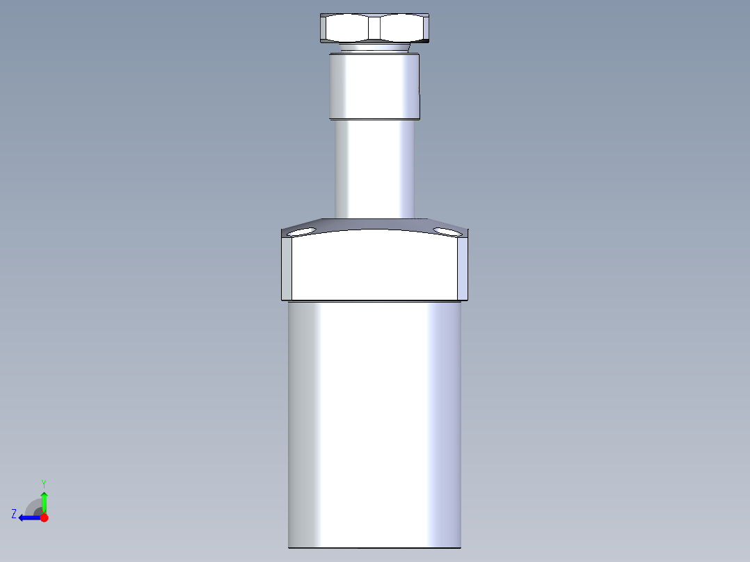 KOSMEKLHA0650-GL-Q25多系列多零件图纸模型右视图