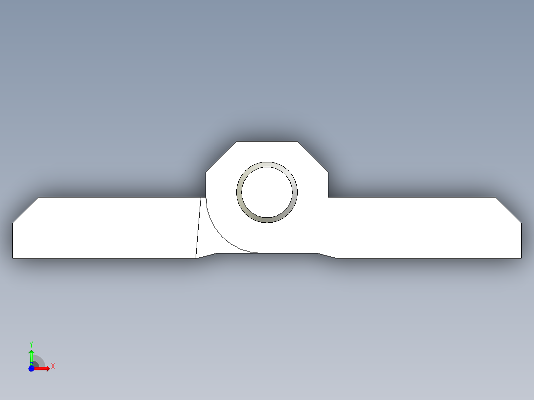 不銹鋼鉸鏈CMM-SST-3D多系列多零件图纸模型前视图