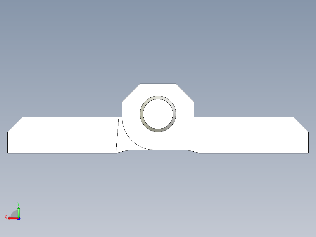 不銹鋼鉸鏈CMM-SST-3D多系列多零件图纸模型后视图