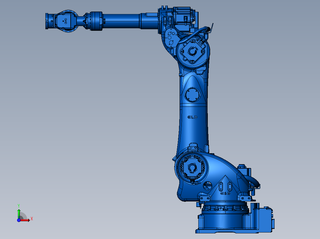 安川机器人 GP180前视图
