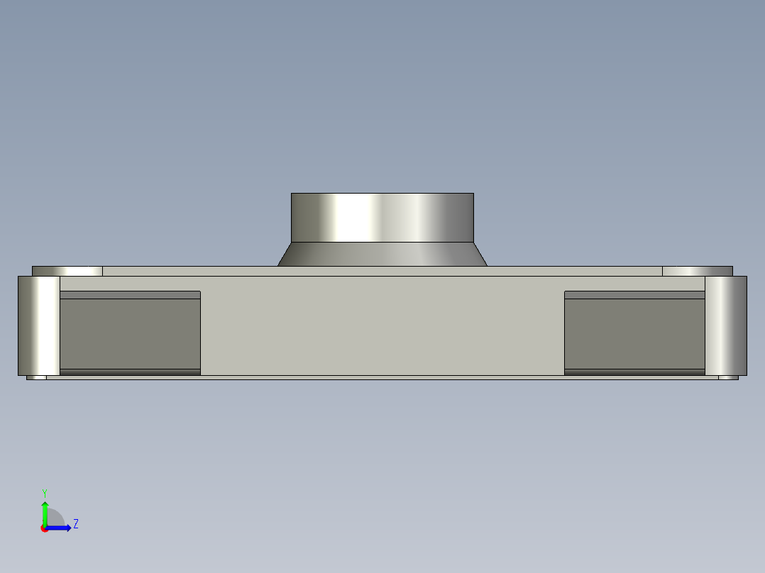 13.0㎜ x 2.6㎜ SMD轻触开关左视图