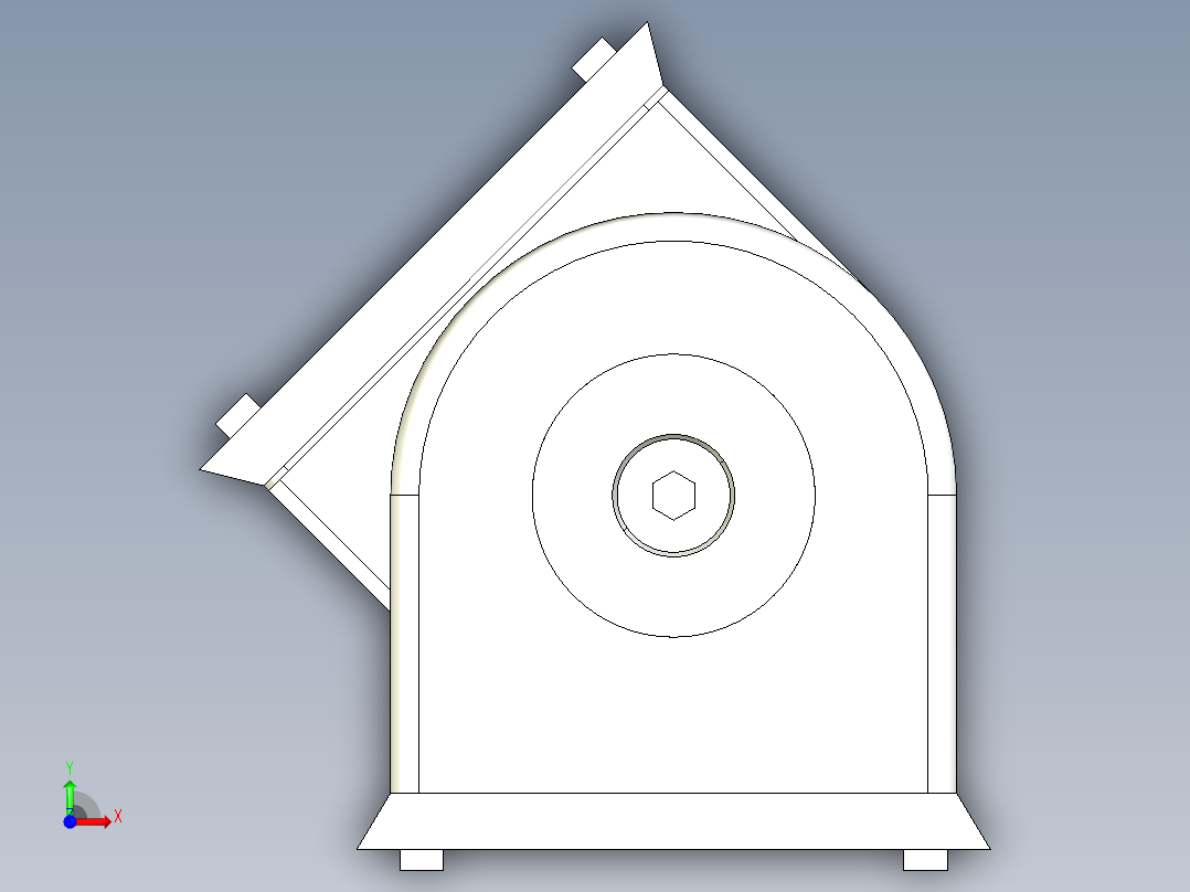 型材-BR 45X90 PIVOT JOINT KJN4590J前视图