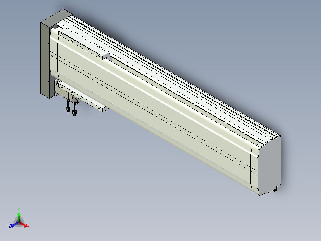 VF丝杆传动-一般环境VF27-Lxx-C-S900-BL-ZP75-C3正等轴测图