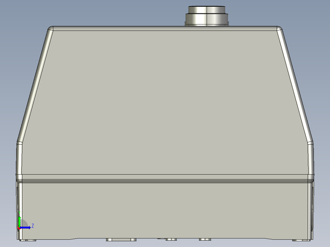 按钮 On-Off左视图