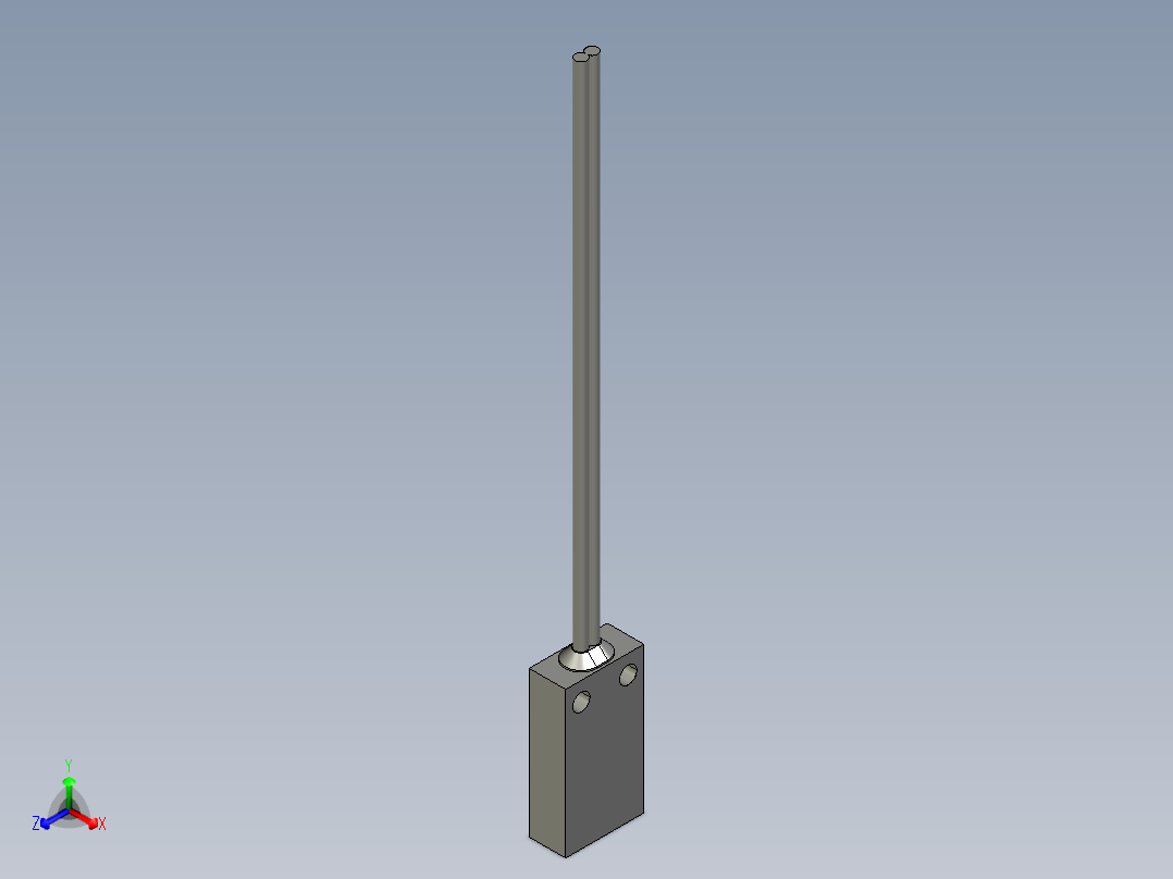 基恩士FU-11_kc图纸模型正等轴测图