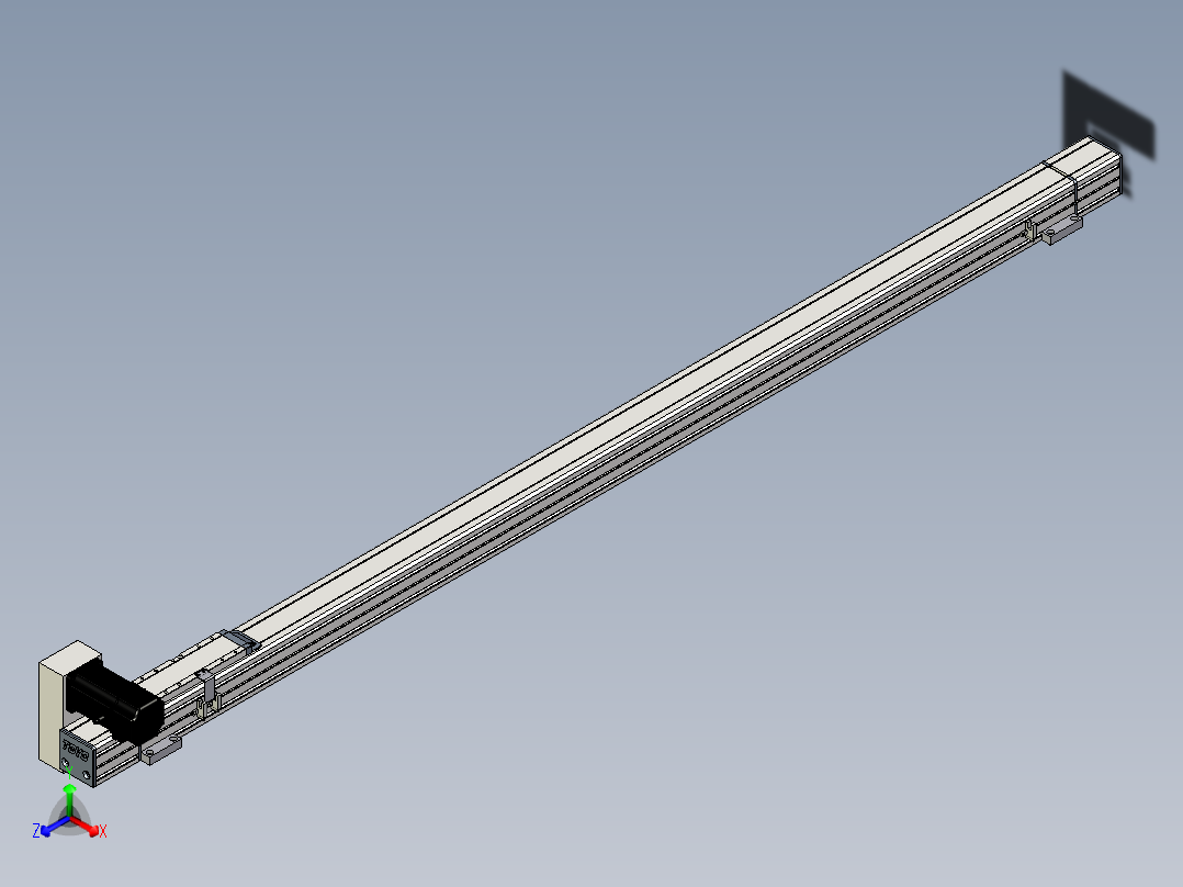 Toyo东佑达直线模组-M65-S-1500-LU-M40-C4主视图