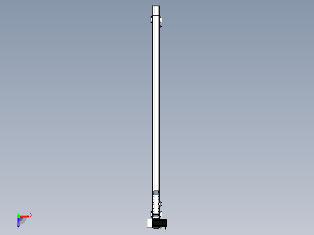 Toyo东佑达直线模组-M65-S-1500-LU-M40-C4俯视图