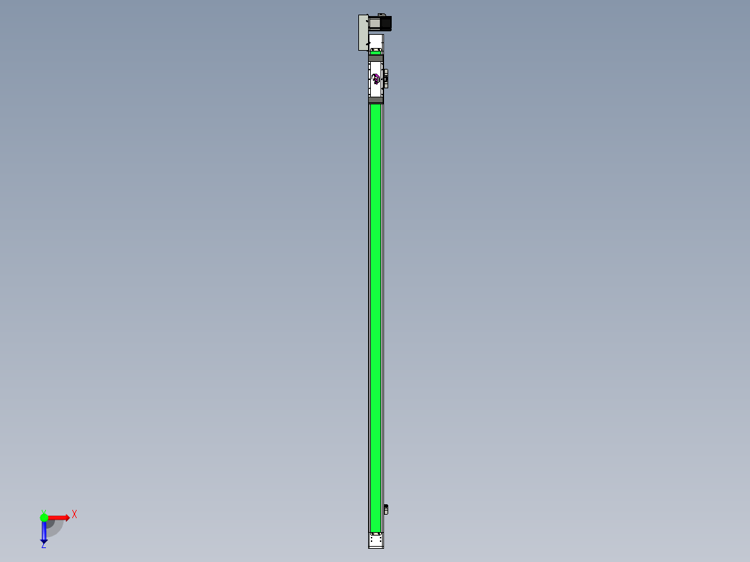 同步带滑台-欧规BC6H-L60-S1800-L-ZP40-D3俯视图