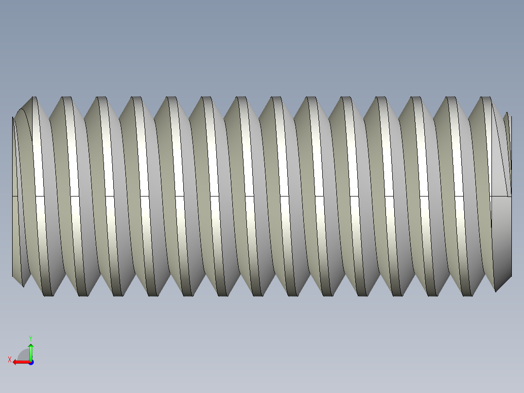 DIN 913-ISO 4026 固定螺钉-M4 L=10.STEP后视图