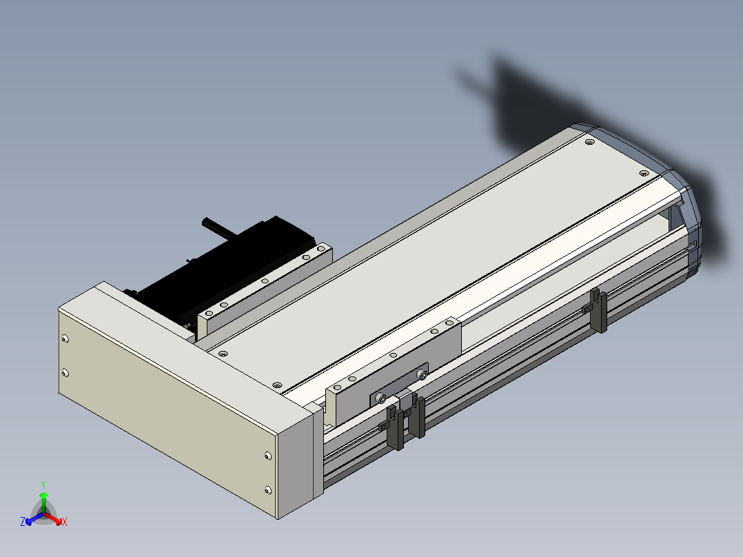 Toyo东佑达直线模组-ETH17-250-BR-M75B正等轴测图