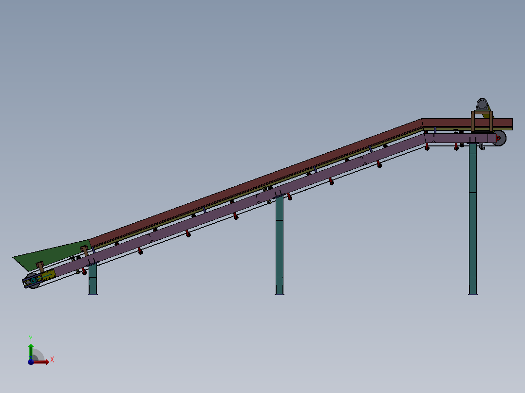 皮带输送机11前视图