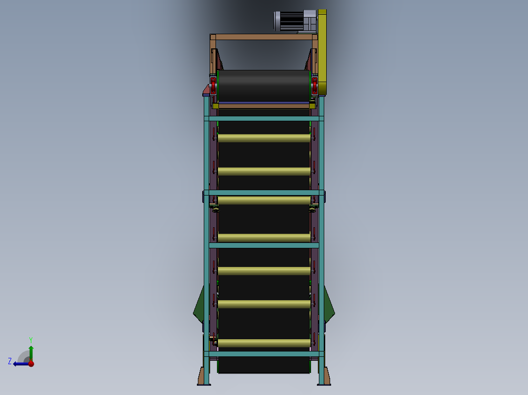 皮带输送机11右视图