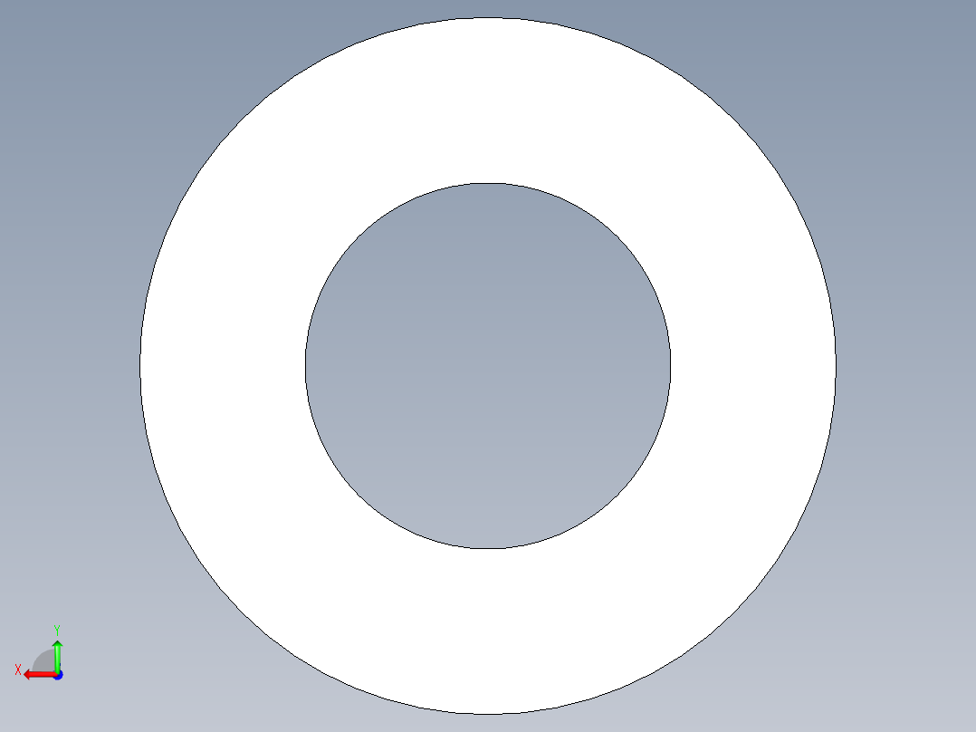 M8 screw size FLAT WASHER.IGS后视图