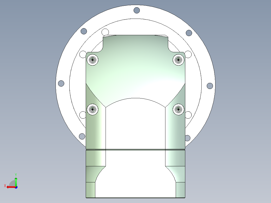 直齿ZPLH120-L2 14-73-98.43-M6.stp后视图