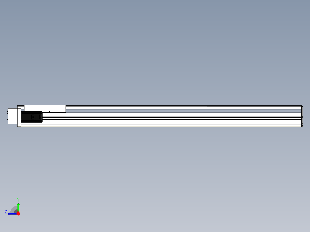 Toyo东佑达直线模组-ETH22-1250-BL-400W右视图