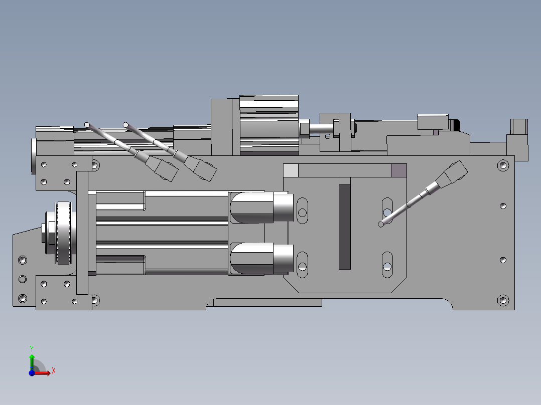 夹装、截止组件总成前视图
