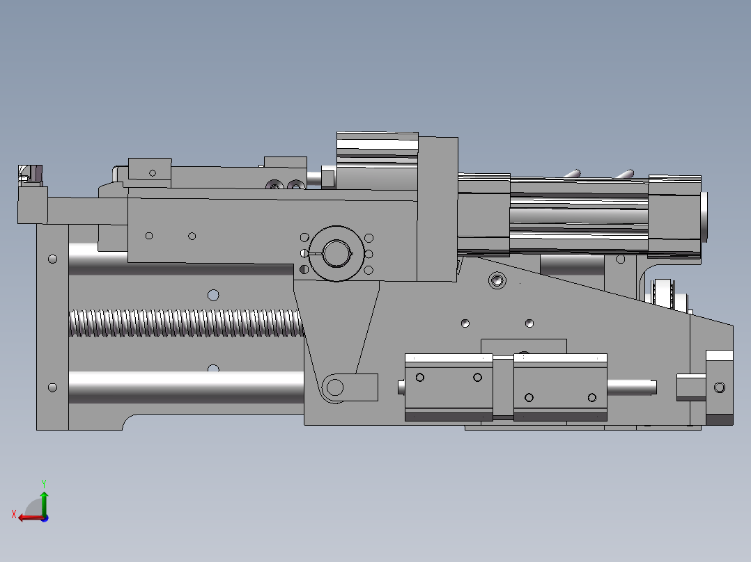 夹装、截止组件总成后视图