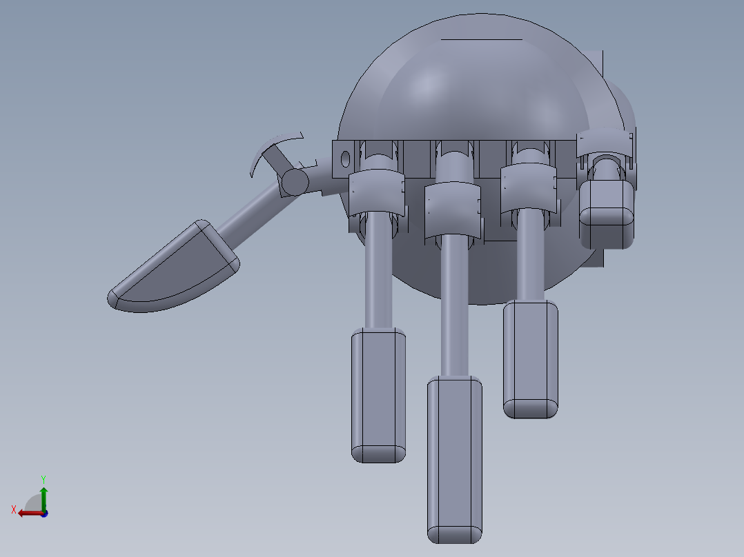 仿生机械手 (50)后视图
