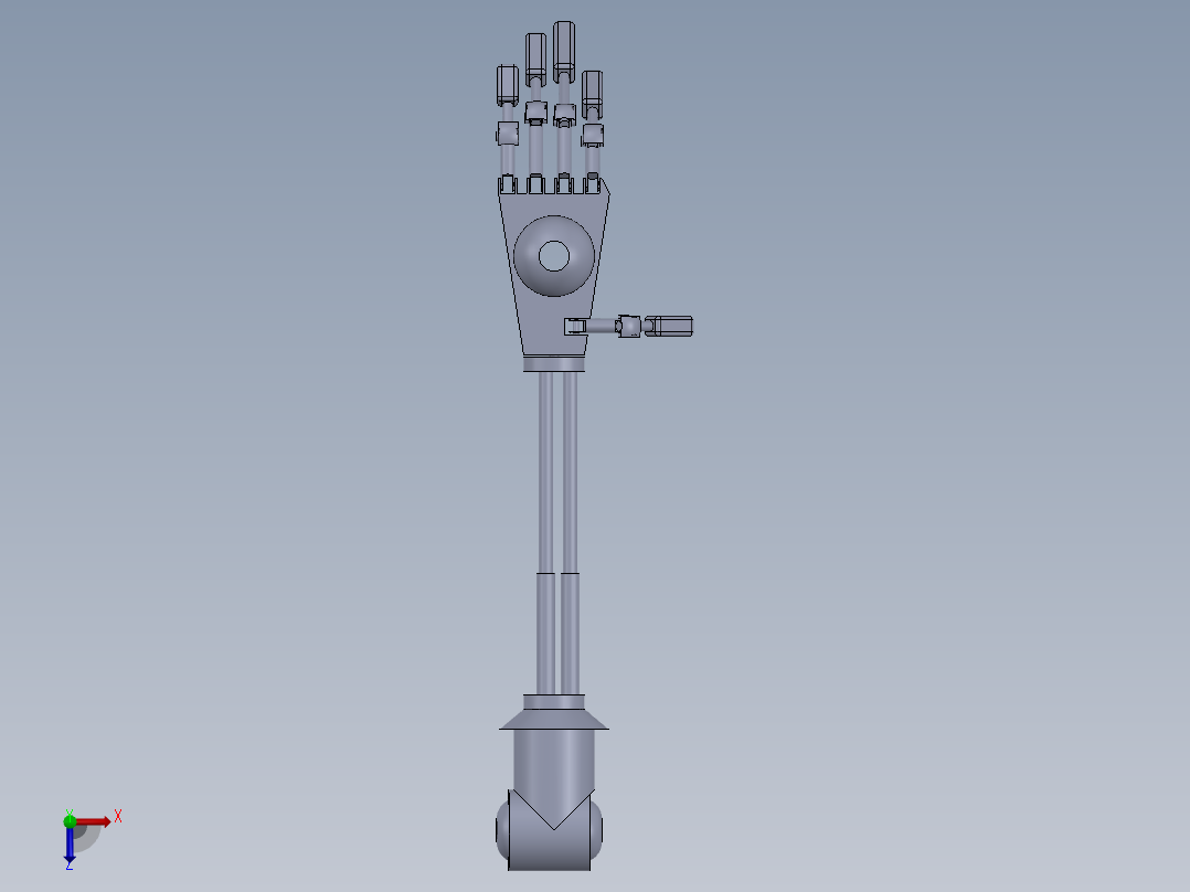仿生机械手 (50)俯视图