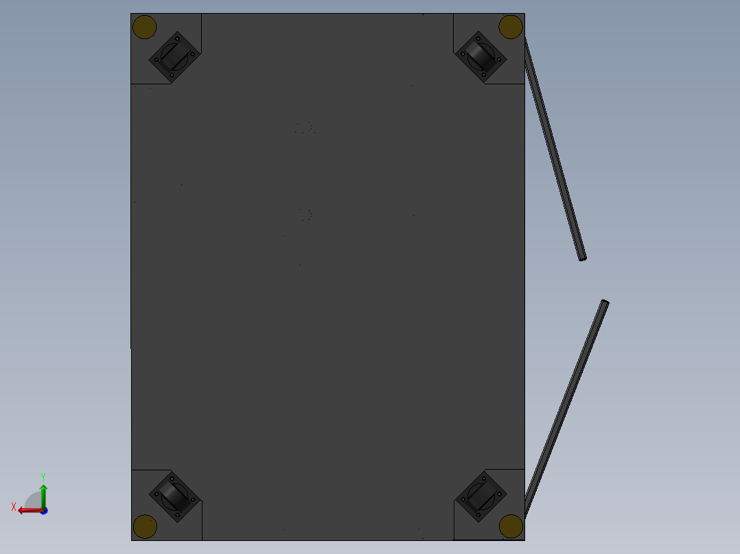 方形锂离子电池贴胶入壳机（锂电芯自动装入铝壳）后视图