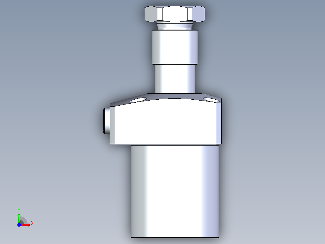 KOSMEKLHA0480-CL-Y60多系列多零件图纸模型前视图