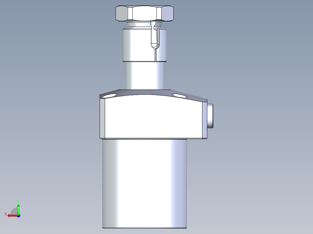 KOSMEKLHA0480-CL-Y60多系列多零件图纸模型后视图